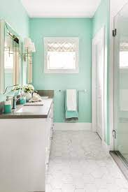 20 bathroom paint color ideas from neutral to dramatic, breathe new life into your bathroom with a fresh coat of one of these inviting paint colors. Turquoise Kids Bathroom Before After Kids Bathroom Colors Bathroom Colors Bathroom Inspiration Modern