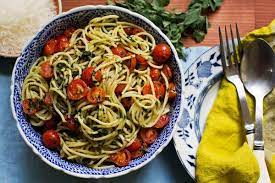 One Pot Spaghetti With Cherry Tomatoes And Kale Recipe Recipe One Pot Spaghetti Recipes Cherry Tomatoes