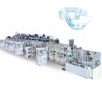 High Speed Full Automatic Baby Diaper Production Line Disposable Nappy Baby  Diaper Making Machine
