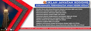 Tawaran adalah dipelawa daripada warganegara malaysia yang berkelayakan untuk memohon bagi mengisi jawatan kosong sebagaimana berikut: Kerajaan Negeri Kedah Darul Aman On Twitter Iklan Jawatan Kosong Suruhanjaya Perkhidmatan Awam Negeri Kedah Keterangan Jawatan Https T Co St5c1rnwft Permohonan Https T Co R87f5ingby Portal Rasmi