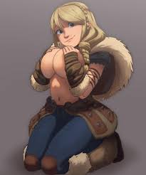 Astrid Holding Her Breasts (Inker Comics) [HOW TO TRAIN YOUR DRAGON] -  Hentai Arena