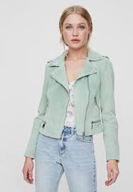 Vmroyce Short Leather Jacket Light Green Short Leather Jacket Green Leather Jackets Clothes For Women