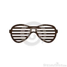 Glasses Icon Isolated Sunglasses Icon Vector Illustration Isolated White Background Glasses Sunglasses White Background