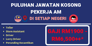 Majikan telah mendaftar di portal rekalibrasi. Puluhan Jawatan Kosong Pekerja Am Untuk Dimohon Segera Pengambilan 2018 2019