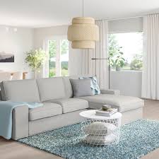 We bought the kivik sectional. Kivik 3 Seat Sofa With Chaise Longue Orrsta Light Grey Ikea