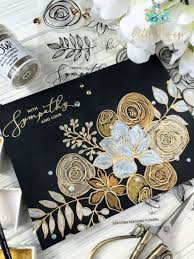 Black And Gold Cardstock Gold Embossing Starry Watercolors Card Kit Sympathy Cards Handmade Cards Handmade