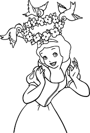 Awesome Snow White Birds Coloring Page Bird Coloring Pages Coloring Pages Valentines Day Coloring Page