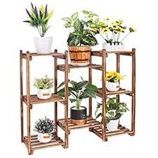 Etagere A Fleurs Etagere A Plantes En Bois Presentoir En Acier Cadre En Acier Etagere De Stockage E Pot De Fleurs Tablettes Pour Plantes Pot De Fleur Interieur