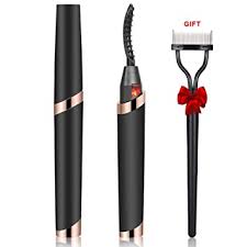 Eyelash curlers can pull out or damage your lashes, so you might be ready for a new way to add 2 using a cotton swab and mascara. Amazon Com Heated Eyelash Curler Electric Eyelash Curlers Rechargeable Lash Curler With Eyelash Comb For Makeup Natural Curling Eye Lashes And 24 Hours Long Lasting 2020 New Version Beauty