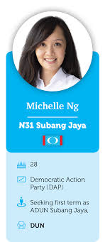 Seperti kamu, saya mahu mendengarnya (alasan itu), katanya dalam ciapan susulan. Candidates Who Are They Michelle Ng Blazing A Trail Selangor Journal