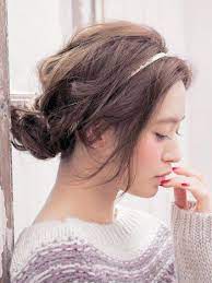 カチューシャでイメチェン 大人かわいい前髪アレンジ ヘアスタイリング 髪型 前髪