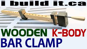 Making wooden bar clamps clamps & vises. Making A Wooden K Body Bar Clamp Wood Wooden Easel Wooden Bar