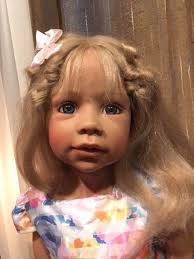 Masterpiece Dolls Lillian by Monika Levenig 40" Vinyl Doll COA Blond