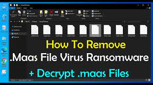 Oiya, profesi saya sendiri teknisi komputer (sudah bergerak di bidang komputer 21 tahun sejak tahun 2000). Maas File Virus Ransomware Maas Removal And Decrypt Maas Files Youtube