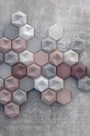 Edgy Asymmetrical Surfaces And Soft Colours Dimensional Tile Small Bathroom Tiles Wall Design