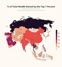 Ruben Mathisen on X: "What percentage of total national wealth is owned by  the Top 1% in Asia? Highest: 🇱🇧Lebanon 48% Lowest: 🇦🇲Armenia 23%  #dataviz https://t.co/kq4j9VJsV2" / X