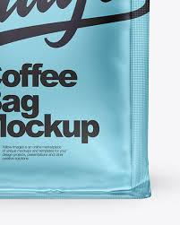 Download Matte Metallic Coffee Bag With Zipper Mockup In Bag Sack Mockups On Yellow Images Object Mockups
