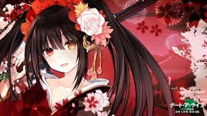 Cleavage Date A Live Heterochromia Kimono Tagme Tokisaki Kurumi Tokisaki Fanart Hd 1500x844 Wallpaper Teahub Io #neko #date_a_live #kurumi_tokisaki #anime_art #animal_ears. kurumi tokisaki fanart hd