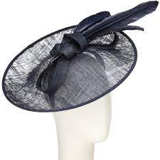 John Lewis Jena Upturn Disc Occasion Hat Navy Occasion Hats John Lewis Hats Comfortable Headbands