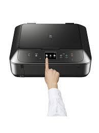 Scan, print copy by using some & swipes a large touch screen. Canon Pixma Mg6850 All In One Wireless Wi Fi Printer With Colour Touch Screen At John Lewis Partners