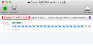 The replacement of the waste ink absorber needs to be completed by a canon authorised repair centre, to prevent ink leakage which can cause damage to the printer. Canon Pixma Manuals Mg3500 Series If An Error Occurs