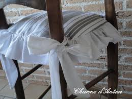 Modele Galette De Chaise Shabby Galette De Chaise Tuto Couture Galette De Chaise Coussin Chaise