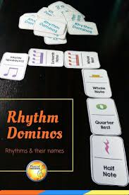 Reinforce Rhythm Symbols And Names With Dominos Great For Centers And Sub Activities Music Centers Elementary Elementary Music Education Elementary Music