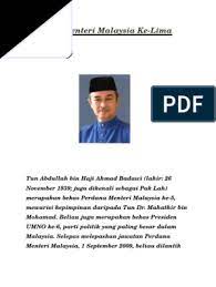 He was also the president of the united malays national organisation (umno), the largest political party in malaysia. Tun Abdullah Bin Haji Ahmad Badawi