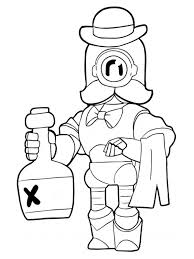Brawl Stars Barley Coloring Pages