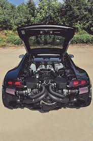 Audi R8 Twin Turbo V10 Black Carbone Konceptualnye Mashiny Krutye Tachki Moshnye Avtomobili
