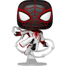 The pixel of this png transparent background is 2000x3500 and size is 257 kb. Marvel S Spider Man Miles Morales Miles Morales In White Suit Funko Pop Vinyl Figure Popcultcha