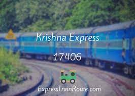 Sve u jednom engleskom novinama: Krishna Express 17406 Route Schedule Status Timetable