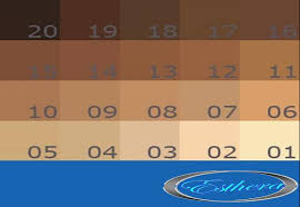 Skin Tone Chart Esthera Glutathione Pills Antioxidant