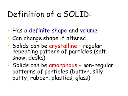 For example, a bar of steel (a solid) may contain ferrite, cementite, and austenite. States Of Matter