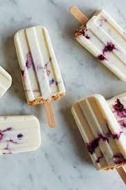 Yogurt And Jam Pops Recipe Recipe Frozen Desserts Popular Desserts Desserts
