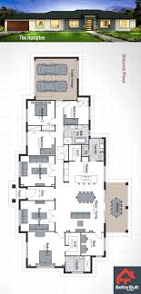 Single Storey House Design The Hampton Perfect For Larger Blocks Or Corner Allotments The Hampton Home Design Floor Plans My House Plans Dream House Plans