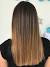 Caramel Brown Balayage Straight Hair