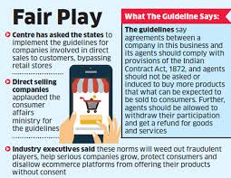 government issues guidelines to regulate direct selling