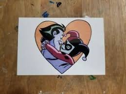 Check spelling or type a new query. Harley Quinn And Joker Cartoon Comic Character Art Print Ebay