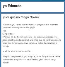 Por Que No Tengo Novia