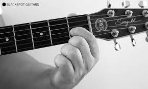 The bottom string, which is the thinnest. How To Play The E Major Guitar Chord Alternatives Charts Fingering Blackspot Guitars
