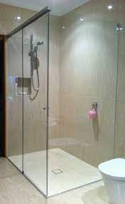 You can keep it simple with clear, frosted or tinted glass offering a slimline perimeter frame, exposed polished edges of glass and a frameless door, it gives a. Slimline Sliding Shower Screens Custom Glass Sliding Screens