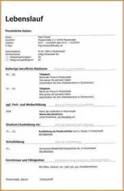 Was muss da alles rein? Lebenslauf Handschriftlich