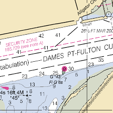 Mill Cove Chart 11491 St Johns River Atlantic Ocean To