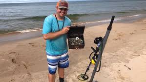You need a metal detector for coins. Michigan Treasure Hunter Starts Every Day Saying Beach Better Have My Money Wzzm13 Com