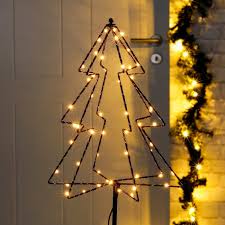 3d Led Gartenstecker Tannenbaum Mit 52 Warmweissen Leds Weihnachtsbaum Christbaum Lichterbaum Aussenbereich Gartenstabe 76495 Kaufen Bei Schauer