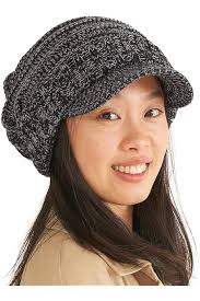 Mens Womens Thick Fleece Lined Knit Newsboy Cap Slouch Beanie Hat with  Visor (Blue) at Amazon Men's Clothing store