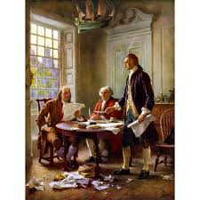 Poster print, (12 x 16) 3.5 out of 5 stars. Digitally Restored Vector Painting Of The Writing Of The Declaration Of Independence Rolled Canvas Art John Parrotstocktrek Images 8 X 10 Walmart Com Walmart Com