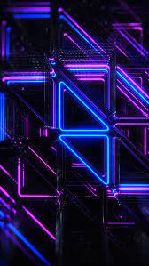 Iphone Wallpaper Neon Visual Effect Lighting Blue Light Purple Electric Blue Neon Wallpaper Black And Purple Wallpaper Purple Wallpaper