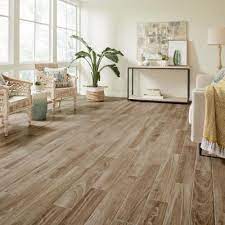 Wood look tiles in bathrooms are a perfect idea not only for a rustic bathroom, they can be incorporated into many other styles, too. Wood Look Tile Flooring The Home Depot
